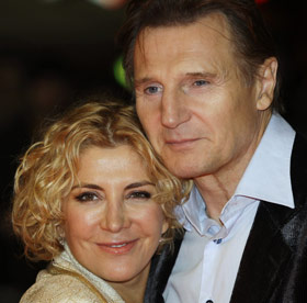 Natasha Richardson & husband, actor Liam Neeson.