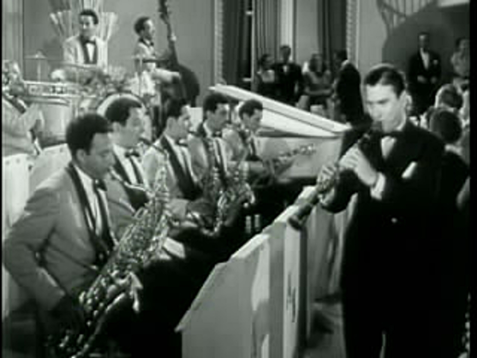 Artie Shaw and his band...